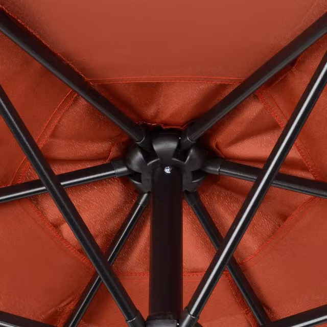 Outsunny 2m Aluminium Patio Parasol Umbrella in Red
