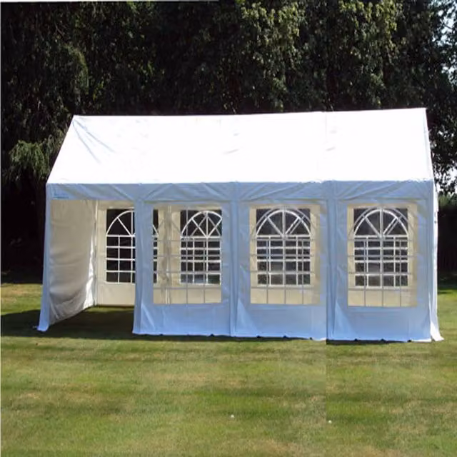 Original Heavy Duty Marquee P.E. by Crocodile Trading Ltd, White, W: 8 m, D: 6 m