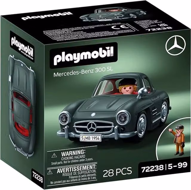Playmobil x Mercedes-Benz 300 SL Silver Vehicle Playset