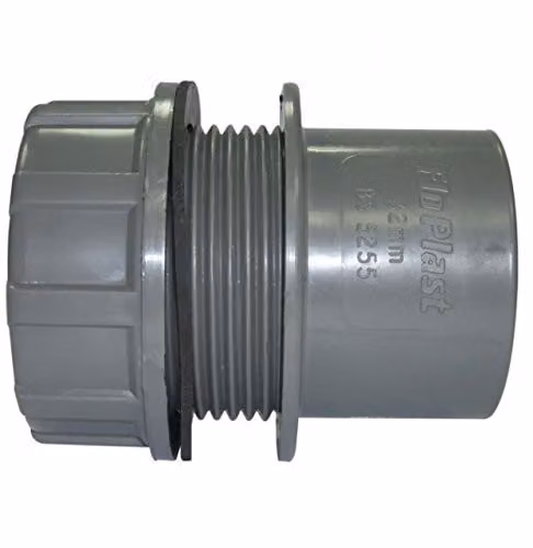Floplast Grey 32mm (36mm) Solvent Tank Connector