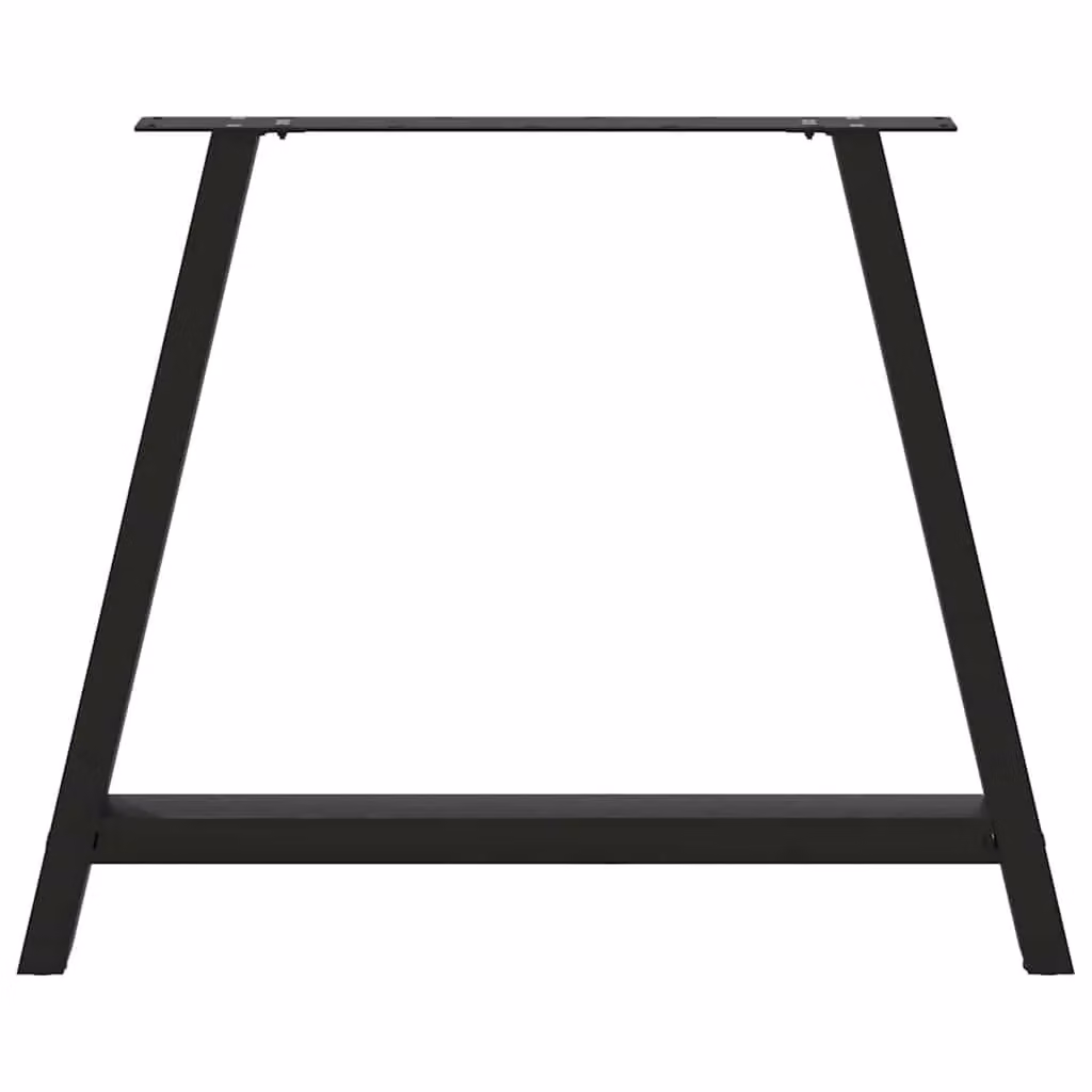 Berkfield Home A-Shaped Coffee Table Legs, 2 Pieces, Black Steel, H: 72.5 cm x W: 90 cm – 4
