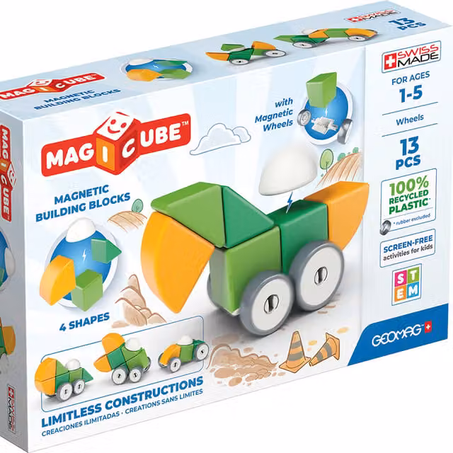 Geomag Magicube 13 Piece Multicolour Creative Connecting Blocks Set
