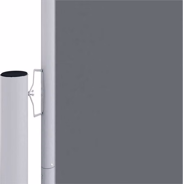 Berkfield Home Retractable Side Awning in Anthracite Grey, W/H: 1000 x 160 cm