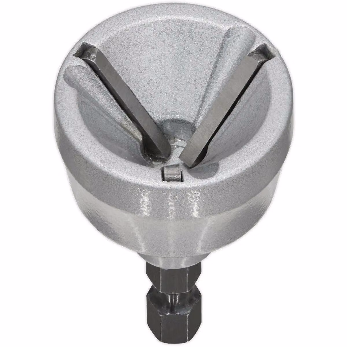 Loops Silver HSS External Deburring and Chamfer Tool for 3mm to 19mm Diameters with 1/4" Hex Shank – 3