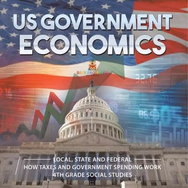 Baby Professor US Government Economics: Local, State and Federal How Taxes and Money Work Multicolour Paper Book