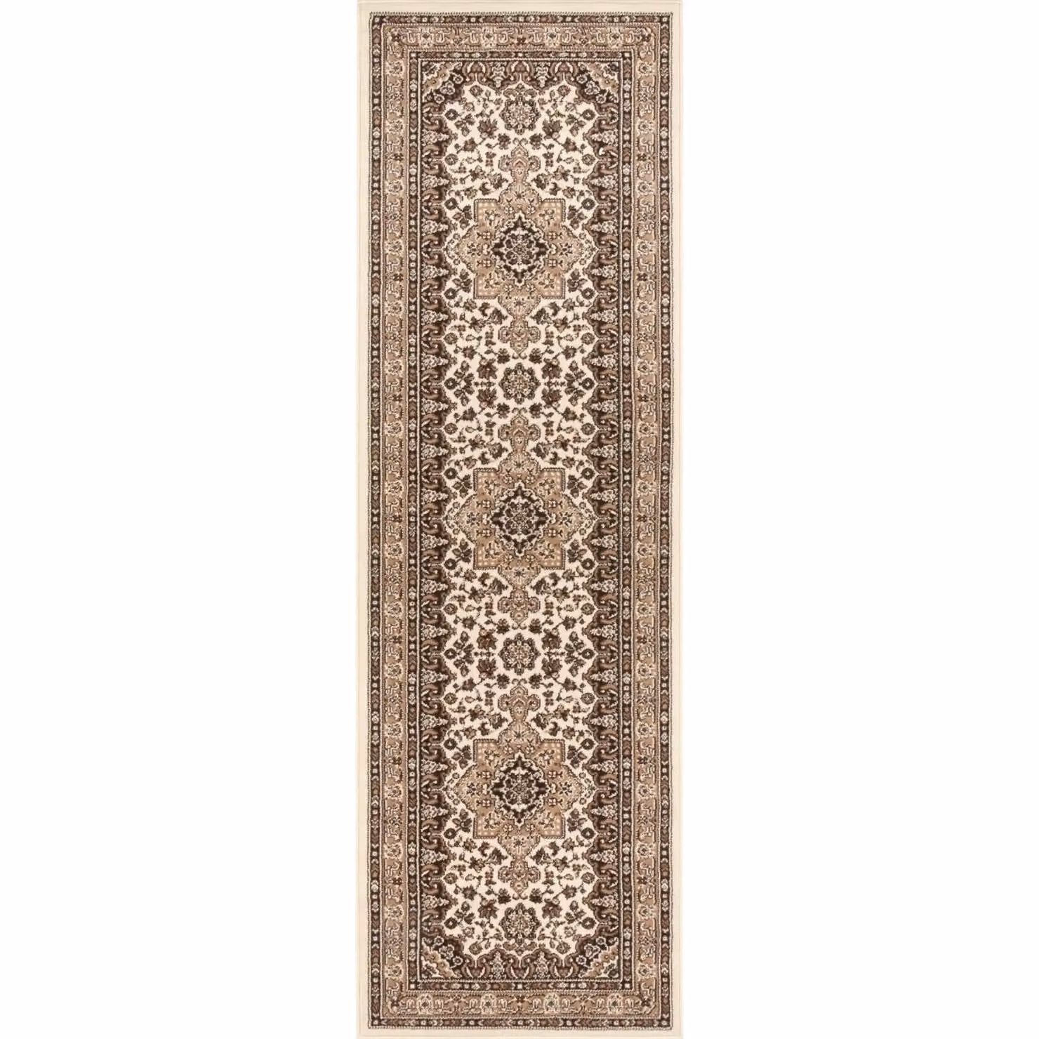 THE RUGS Oriental Parun Tabriz Vintage Polypropylene Carpet in Beige, W: 160 cm, L: 230 cm – 4