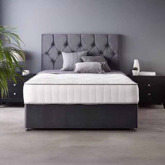 Aspire Natural Cashmere 1000 Pocket Mattress, White, W/D/H: 90 x 190 cm