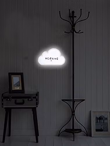 Maison Des Cadeaux Retro Cloud LED Light Sign White – 3