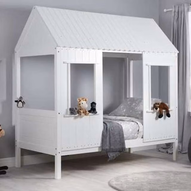 Birlea Treehouse Childrens Bed in White
