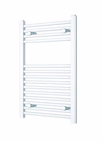 Prorad White Wall Mounted Towel Rail Radiator, W: 120 cm, H: 50 cm, D: 4.99 cm