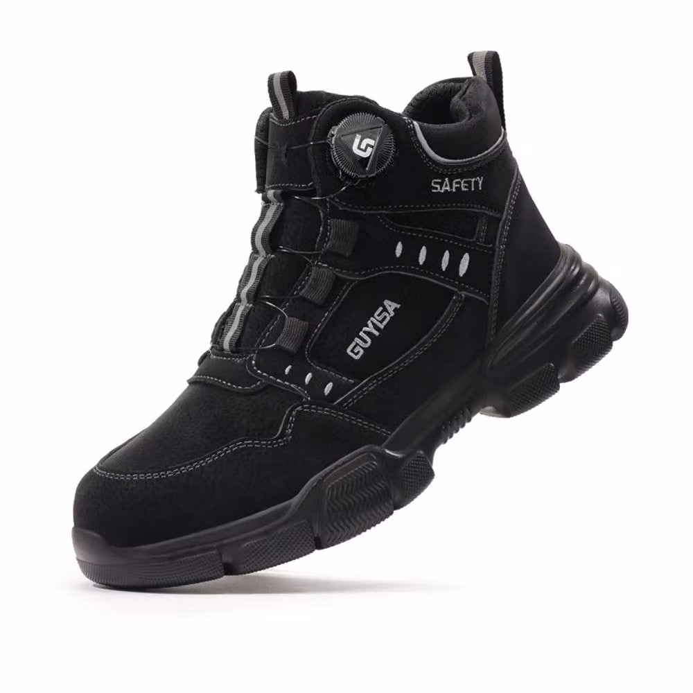 SAFETY BRANDS Men's Lightweight Water Resistant Steel Toe Cap Safety Boots in Black, Size 8 UK – 2