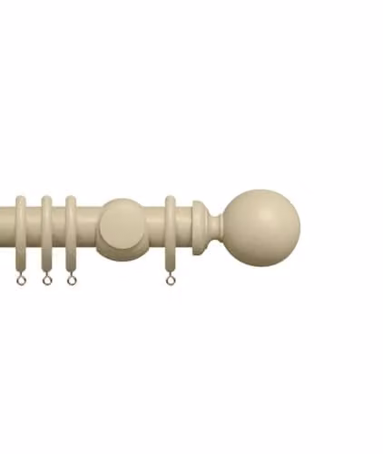 New Edge Blinds Beige Curtain Pole, Width: 300 cm