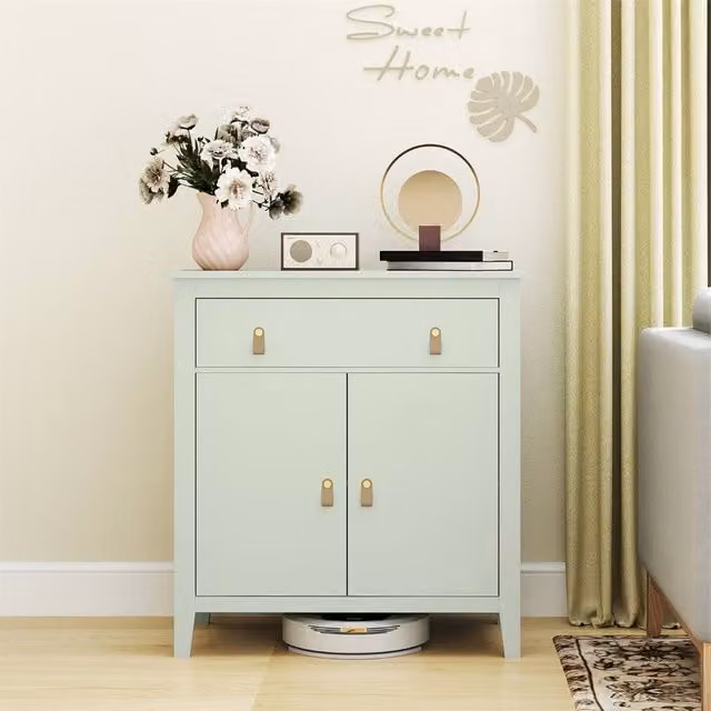 EONLION Green Storage Cabinet with Drawer – 1