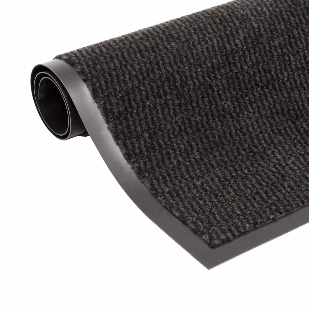 Berkfield Home Rectangular Tufted Dust Control Mat, Black, W: 40 cm, D: 60 cm – 1