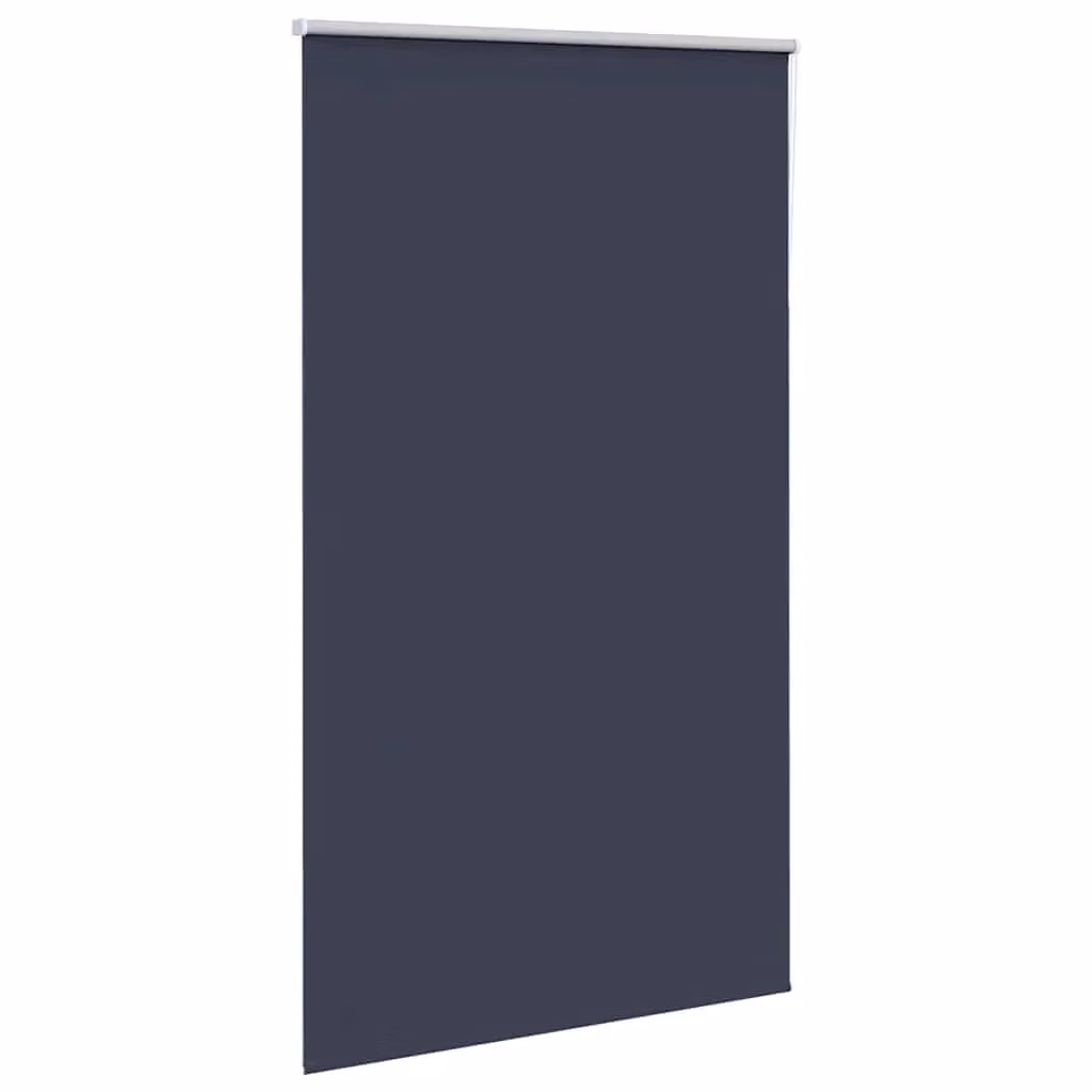 Berkfield Home Blue Blackout Roller Blind, Thermal Insulating Polyester Fabric, W: 120 cm, H: 210 cm – 3