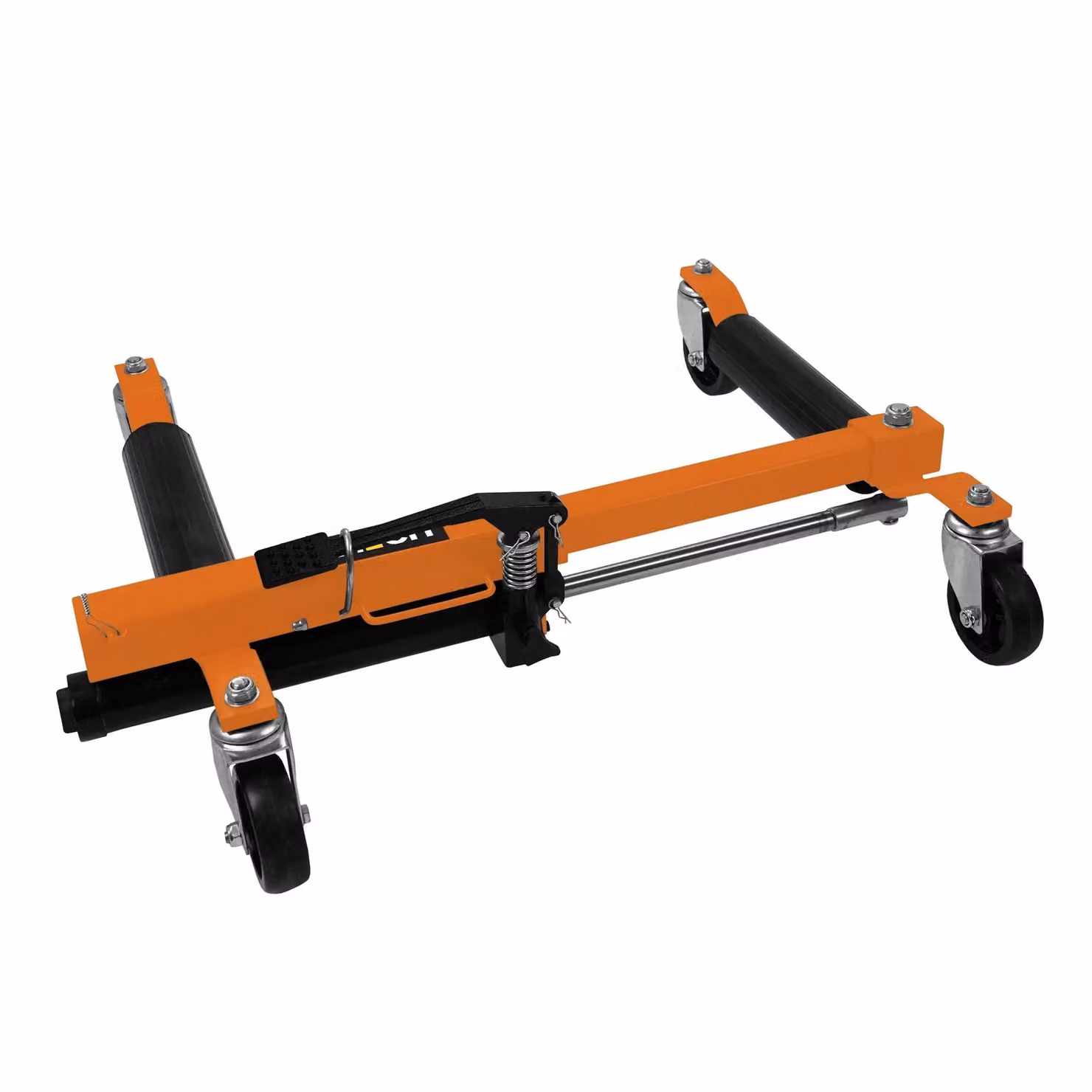 Monstershop Pair of Orange Hydraulic Positioning Skates in Steel – 3