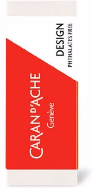 Caran d'Ache Design Eraser for Graphite and Colour Pencils in Assorted Colours