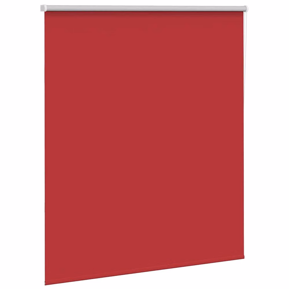 Berkfield Home Red Blackout Roller Blind, Thermal Insulating Polyester Fabric, W: 135 cm, H: 150 cm – 3