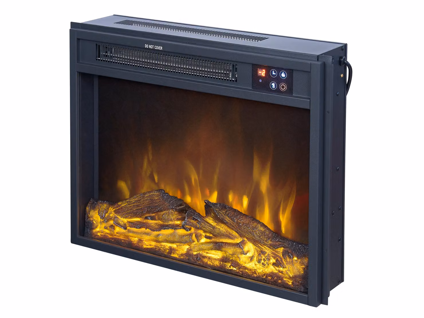 Adam Fires & Fireplaces Sureflame Ripley Inset Electric Fire with Remote Control in Black – 2