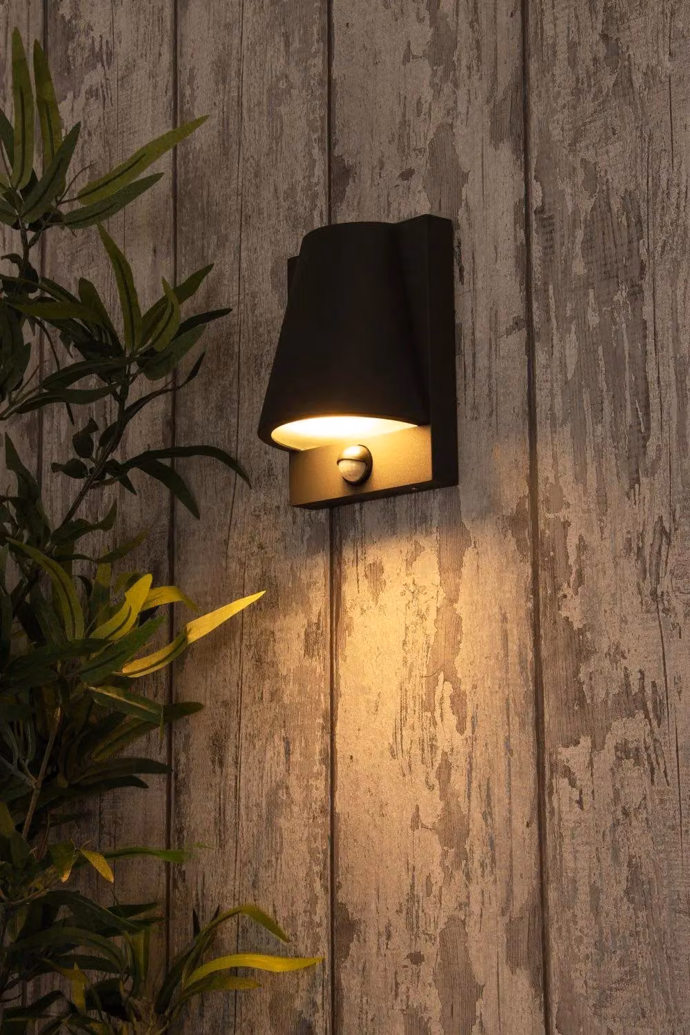 BHS Lighting Wilbur Modern Grey Outdoor Wall Light with Motion Sensor – 3