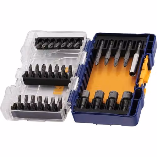 IRWIN Mixed Screwdriving Set, 30 Piece in Grey and Multicolour