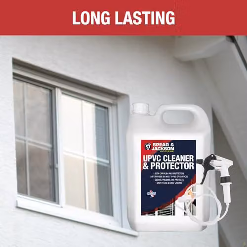 Spear and Jackson UPVC Cleaner and Protector with Long Hose Trigger Hand Sprayer, 2.5 l – 3