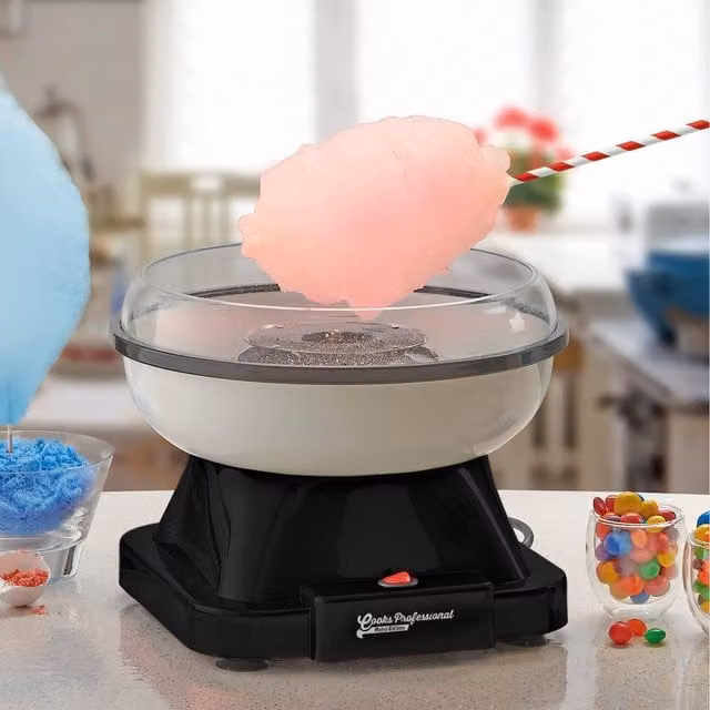 Retro Edition Candy Floss Maker in Black, Red and White