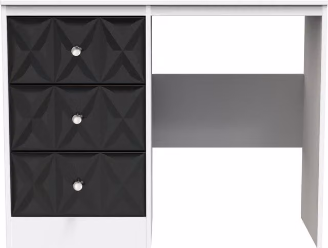 2 U Memphis 3 Drawer Vanity in Black – 1