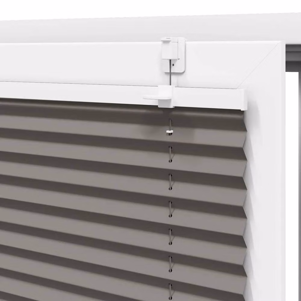 Berkfield Home Single Pleat Blind in Anthracite Grey, W: 90 cm, H: 100 cm – 3