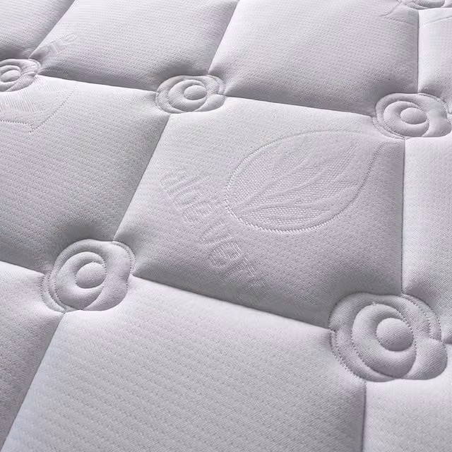 Somnior Beds Ltd 4000 Pacific Aloe Vera Cushioned Top Medium Firm Pocket Spring Mattress, White, W: 180 cm, D: 200 cm