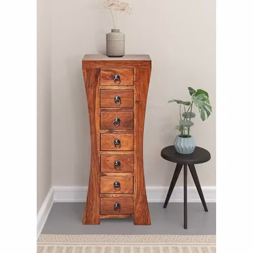 Dorel Home Furnishings Mahar 7-Drawer Chest in Brown – 2