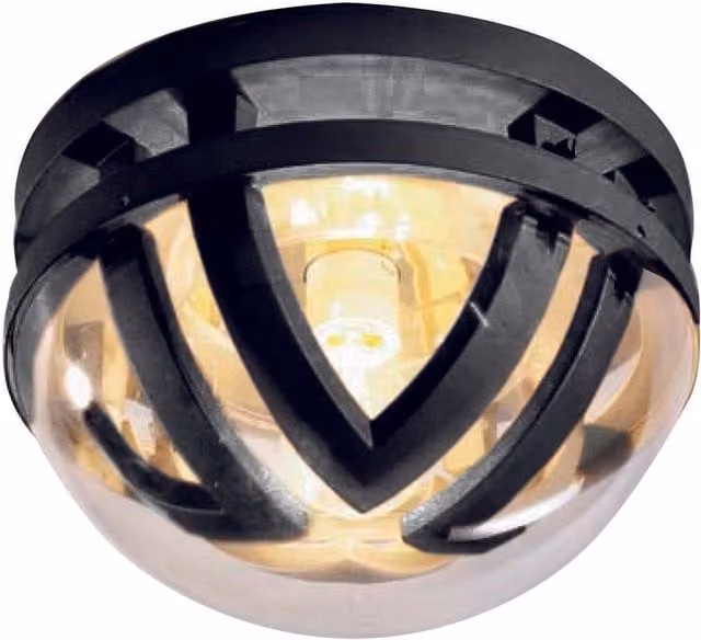 Loops Modern Outdoor IP54 Wall Light in Graphite Grey with E27 LED Compatibility