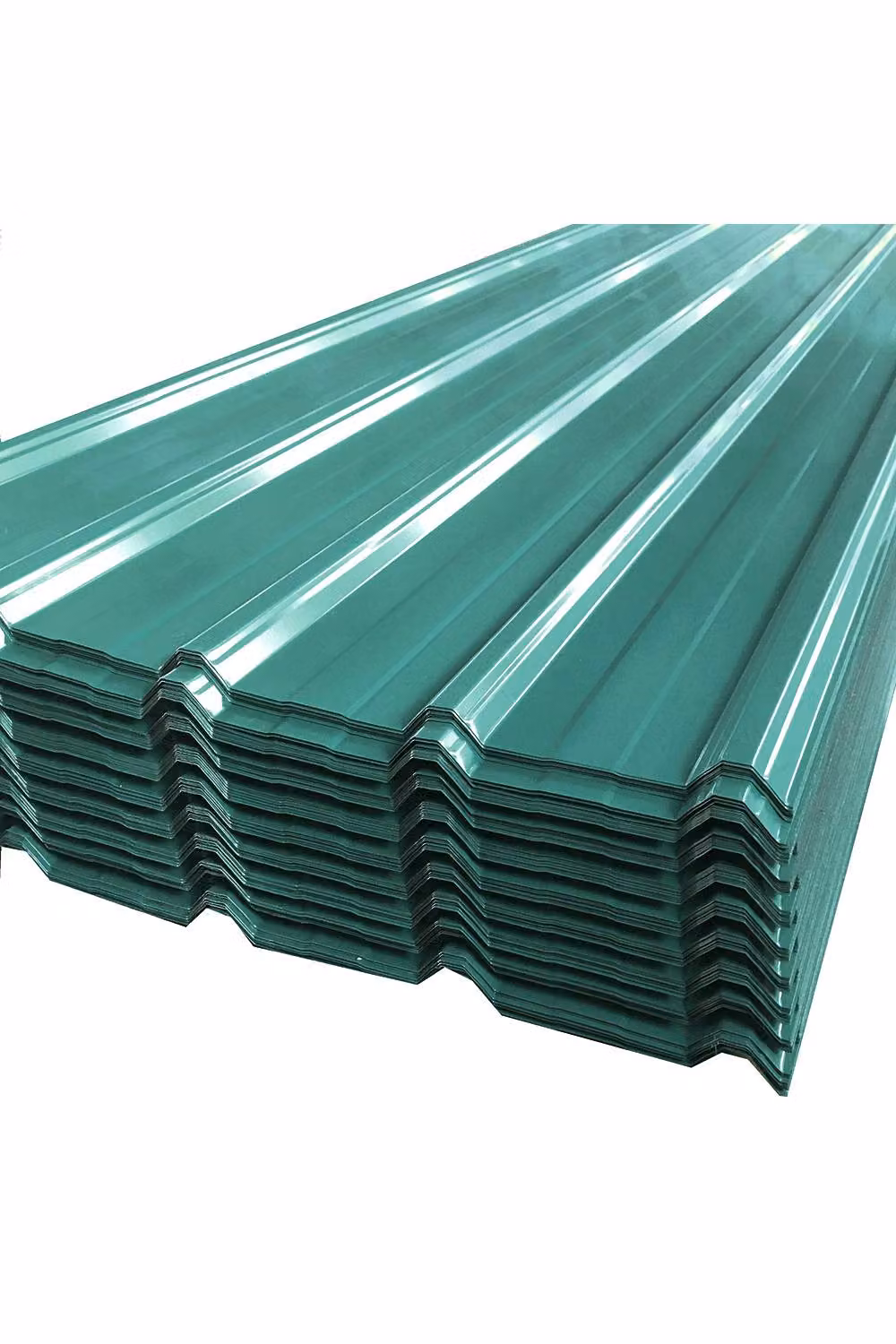 Living and Home Set of 24 Green Powder Coated Steel Corrugated Panels – 2