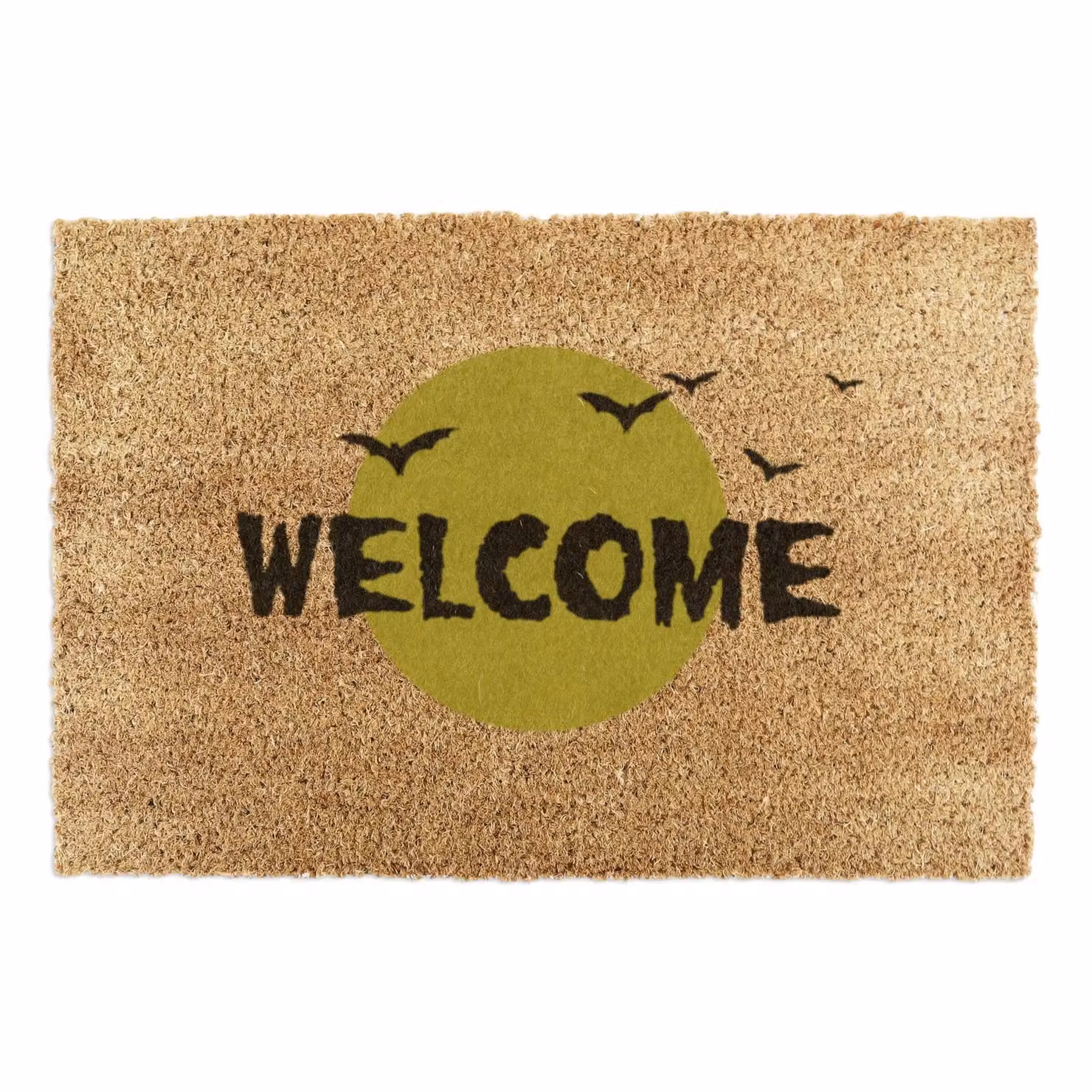 Artsy Mats Halloween Welcome Bats Doormat, Brown, W: 90 cm, D: 60 cm – 2