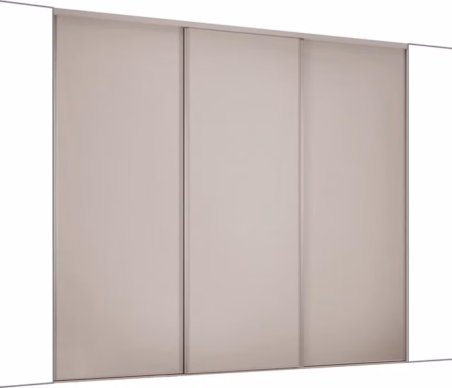 Spacepro Classic Sliding Wardrobe Door Kit in Dove Grey, Height: 2216 mm, Width: 90 mm