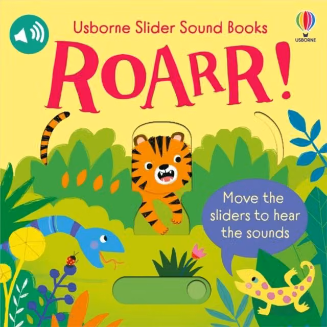 Sam Taplin Roarr Slider Sound Board Book, Multicolour