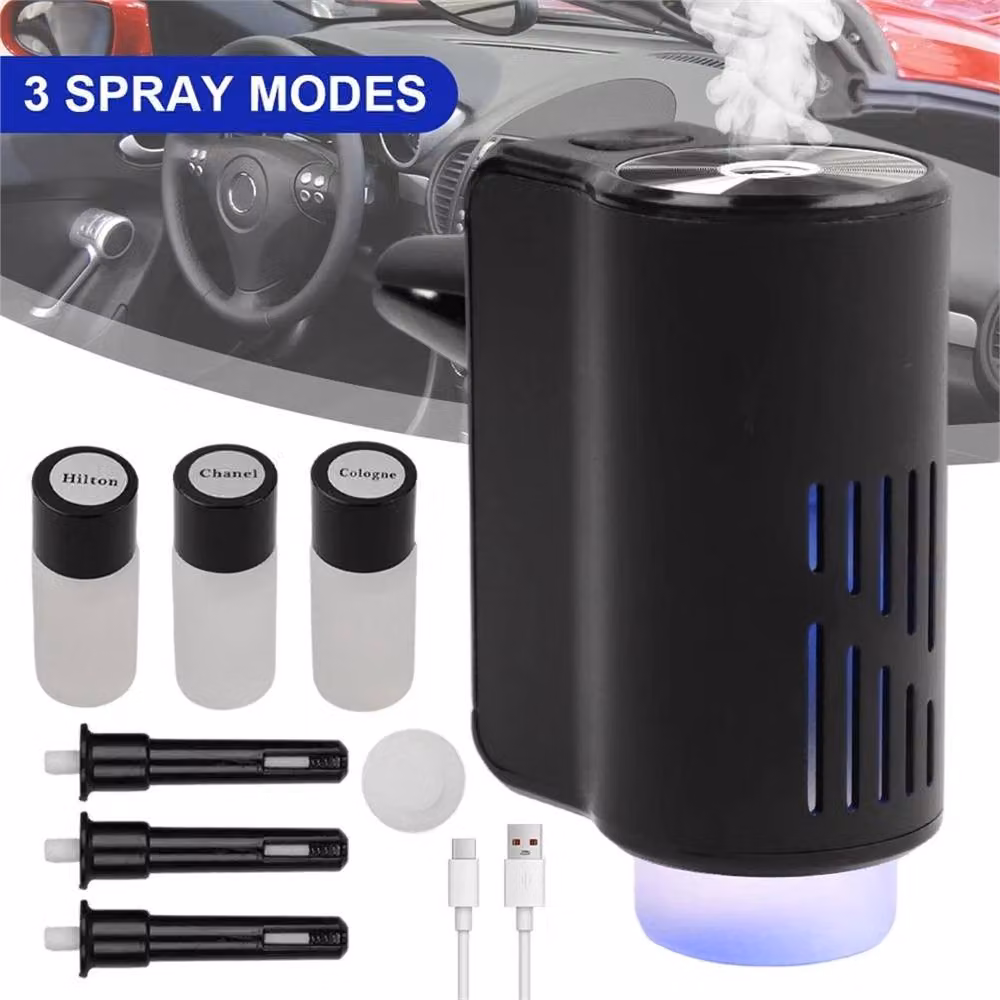 Nordara Adjustable Mode Car Aroma Diffuser Portable Vehicle Interior Scent in Black – 5
