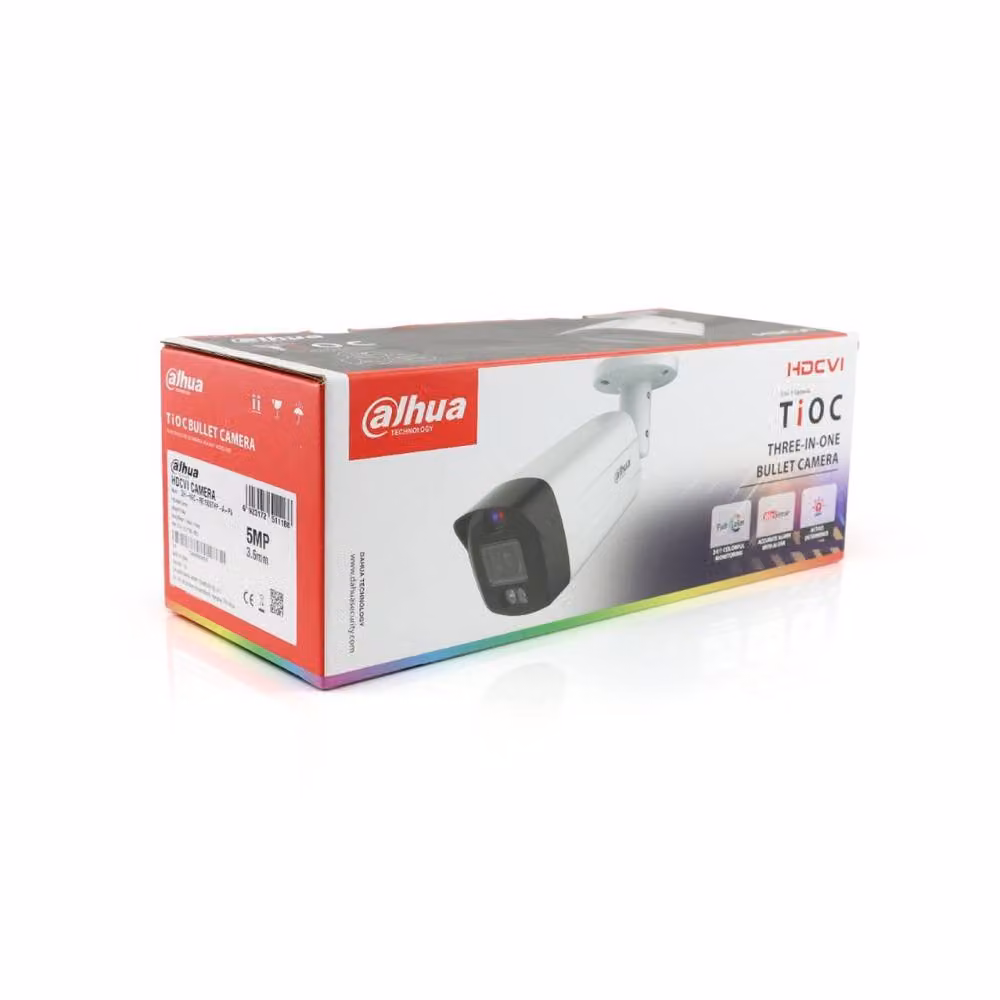 Dahua HAC-ME1509THP-A-PV 5MP Full-Color HDCVI Wired Surveillance Camera in White – 4