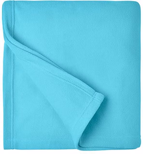 James and Nicholson Plain Fleece Blanket in Clear