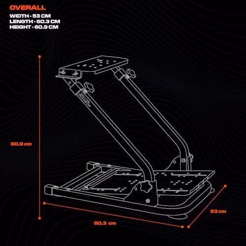 X Rocker Racing Wheel Stand and Simulator Cockpit in Black – 3