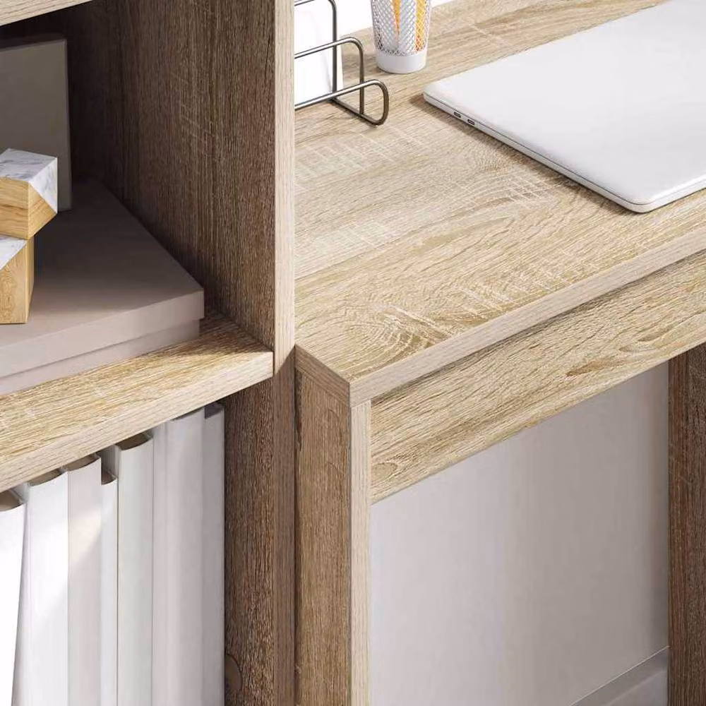 Berkfield Home Durable Writing Desk in Sonoma Oak, W/D/H: 70 x 40 x 76 cm – 2