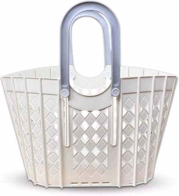 PAWNORA White Collapsible Plastic Laundry Basket – 1