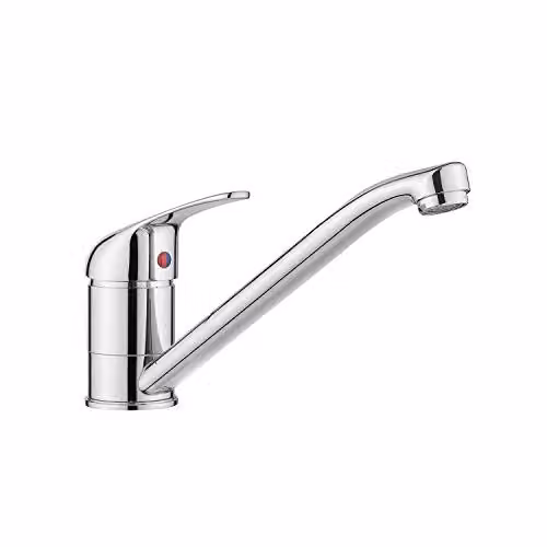 JASSFERRY Single Lever Kitchen Mixer Tap with Swivel Spout in Chrome Polish Finish