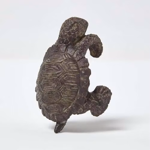Homescapes Tortoise Figure Plant Pot Hanger Decoration, Grey, H8.5 x W5.7 x D3.9 cm – 2