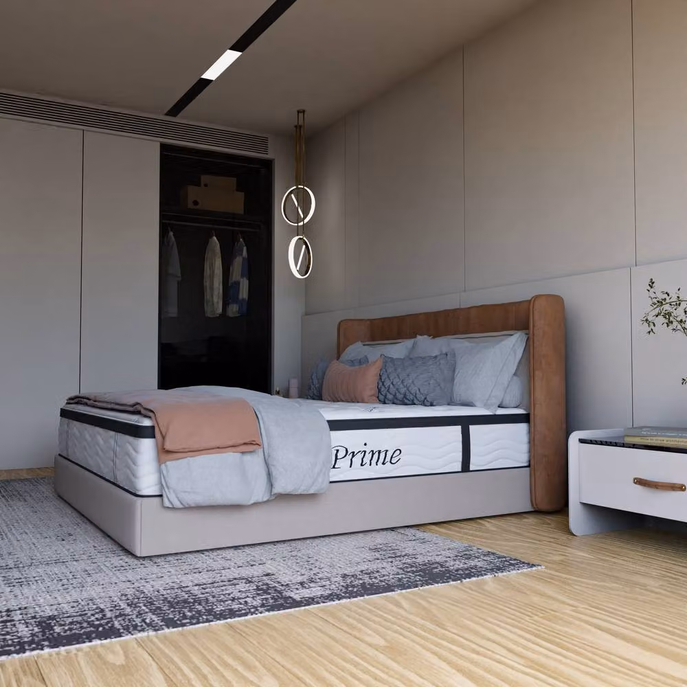Prime Hybrid Pocket Gel Mattress in White, W/D/H: 90 x 190 x 30 cm – 2
