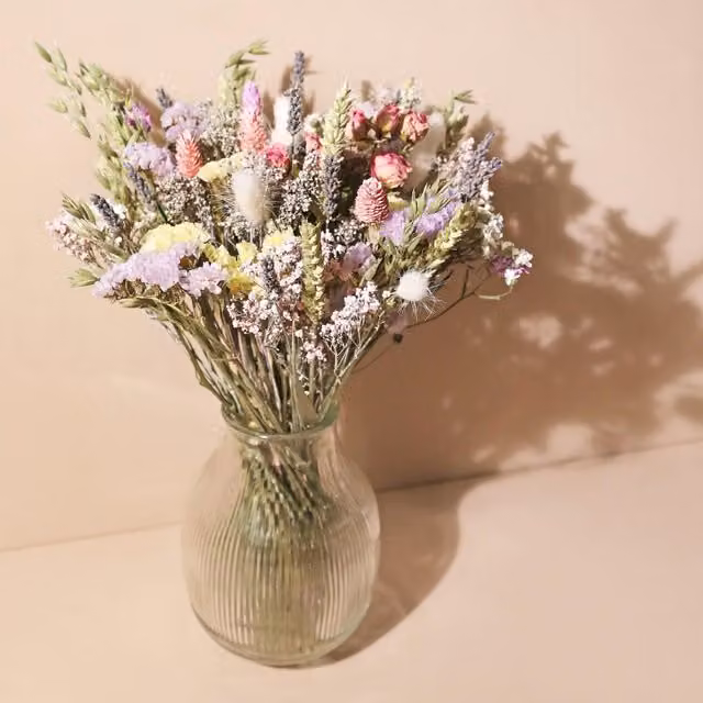 Lisa Angel Multicolour Mixed Pastel Dried Flower Bouquet