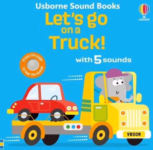 Let's Go on a Truck Board Book by Sam Taplin, Multicolour