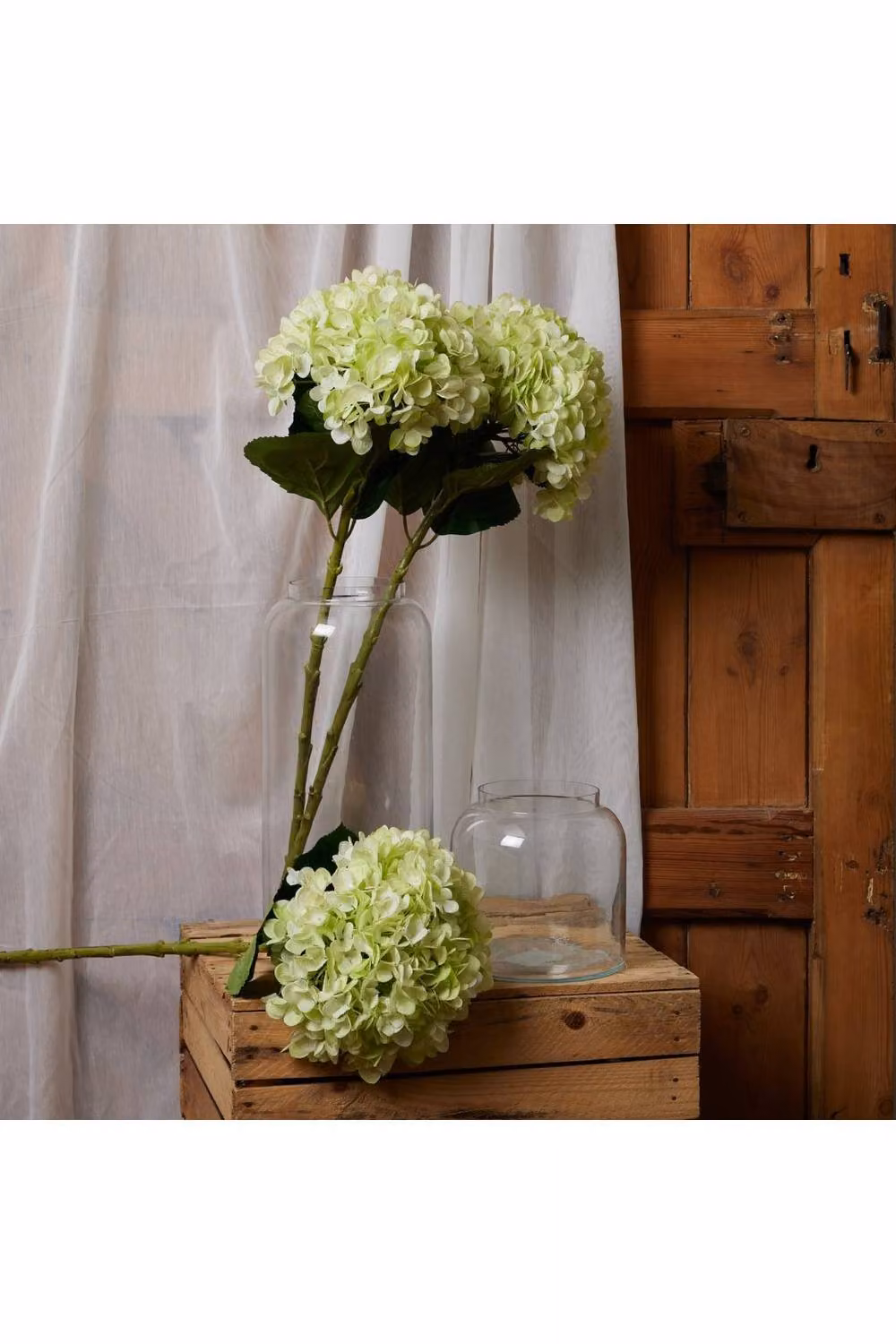 KDMD Green Hydrangea Realistic Botanical Tabletop Floral Decor – 4