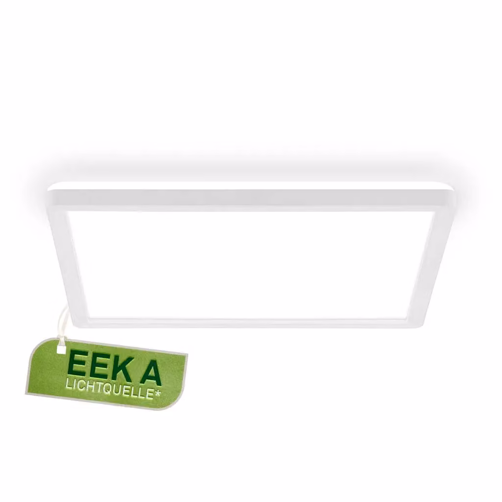 Briloner Modern LED Ceiling Lamp, White, W/D/H: 29 x 29 x 3 cm – 2