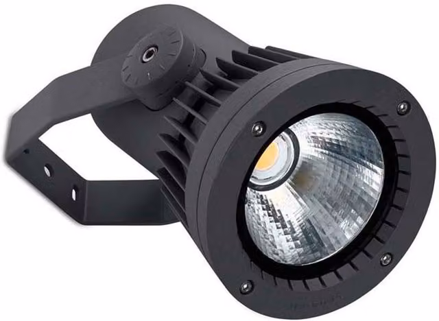 Netlighting Hubble Outdoor LED Floodlight, Urban Grey, IP65, IK07, 3000K Warm White – 2